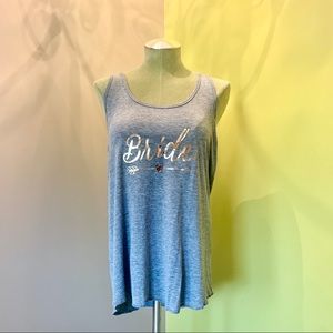 •Mossimo• “Bride” Racerback Tank